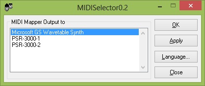 how to open yamaha usb midi driver windows 10