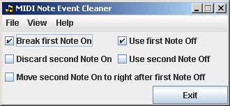 MIDI Note Event Cleaner