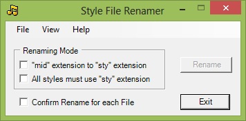 Style File Renamer