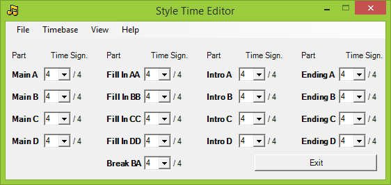 Style Time Editor